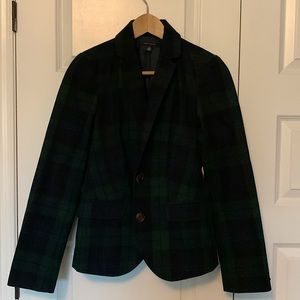 Tommy Hilfiger plaid blazer black watch women’s size 4